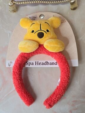 NWT Primark X Disney Winnie The Pooh Spa Headband One Size Red & Yellow